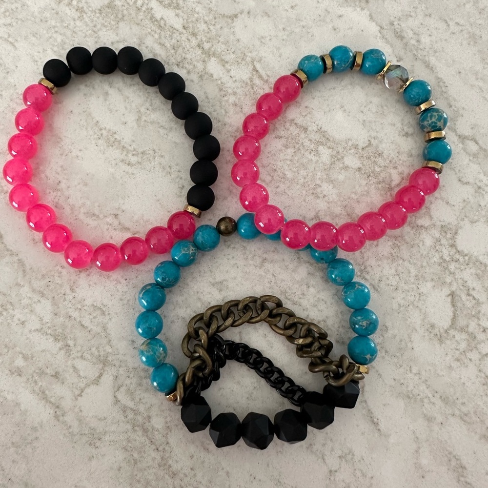 New in bag 3 piece bracelet set
